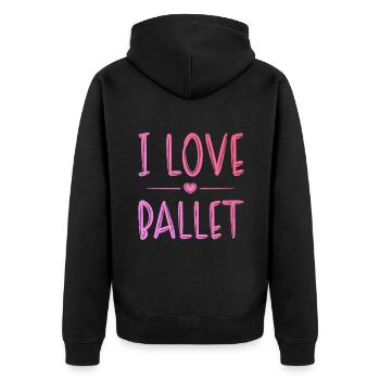 J’adore le ballet - Veste à capuche bio Premium Unisexe - noir - Dos - Nico (187cm)