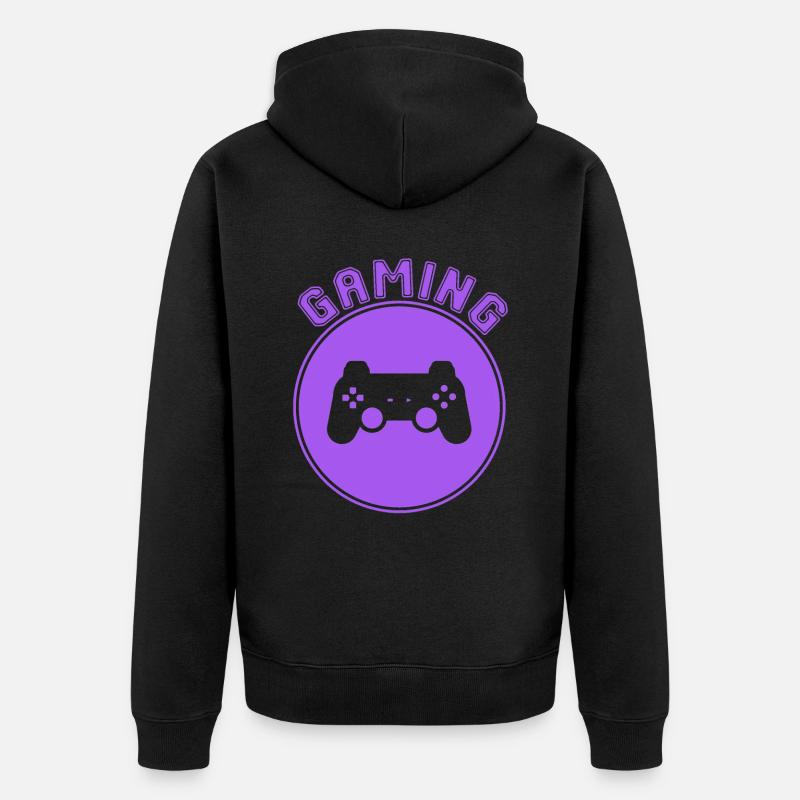 Jeu - Veste à capuche bio Premium Unisexe - noir