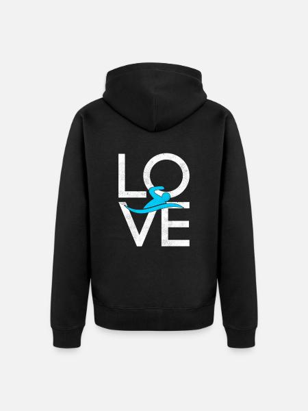 Nager - Veste à capuche bio Premium Unisexe - noir