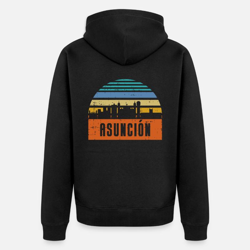 Asuncion - Veste à capuche bio Premium Unisexe - noir