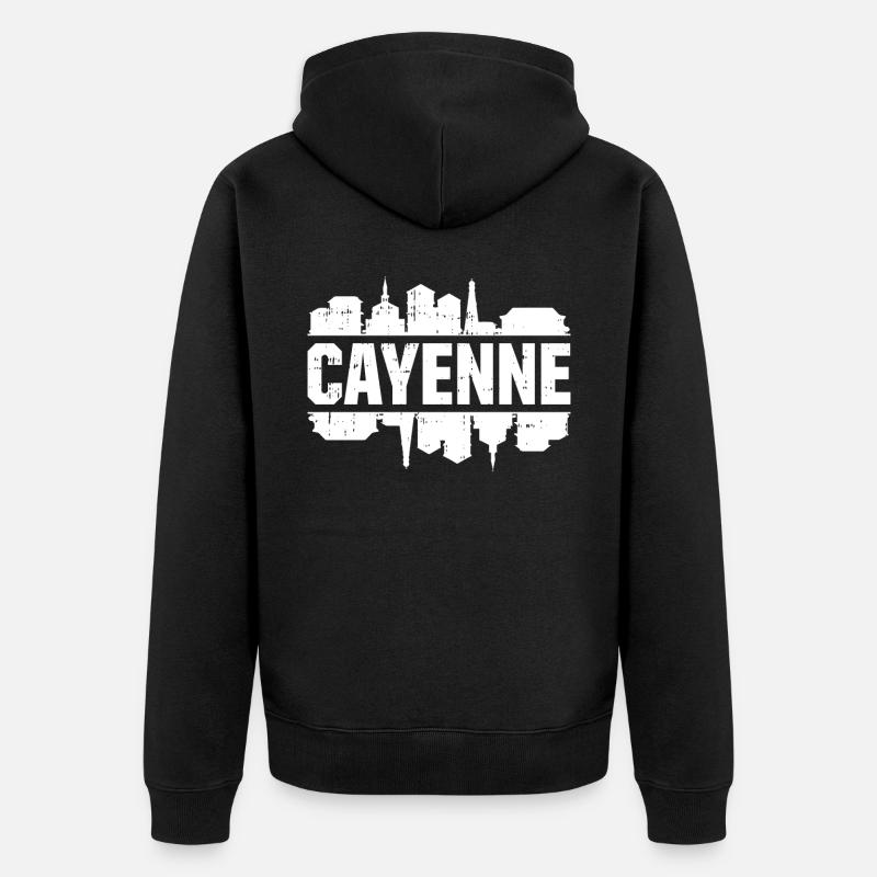 Horizon de Cayenne - Veste à capuche bio Premium Unisexe - noir