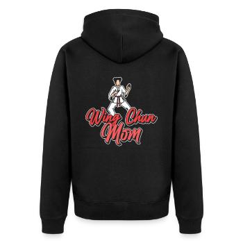 Wing Chun Mère Arts Martiaux Arts Martiaux Entraîneur - Veste à capuche bio Premium Unisexe - noir - Dos - Nico (187cm)