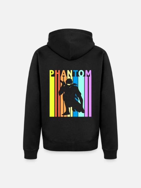 Phantom Spy Ninjas Spy Hidden - Unisex Premium Organic Zip Hoodie - black