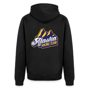 Alaska Randonneurs de l’équipe de randonnée Randonnée Randonnée - Veste à capuche bio Premium Unisexe - noir - Dos - Nico (187cm)