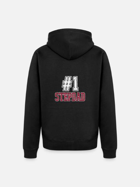 Stepfather - Unisex Premium Organic Zip Hoodie - black