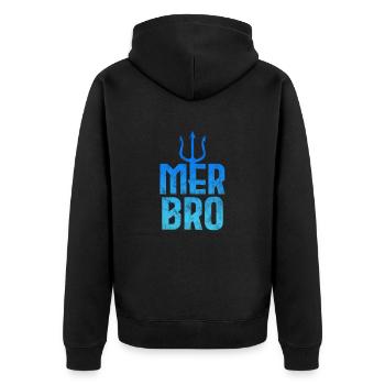 Frère - Veste à capuche bio Premium Unisexe - noir - Dos - Nico (187cm)