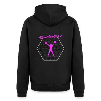 cheerleading - Veste à capuche bio Premium Unisexe - noir - Dos - Nico (187cm)