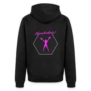 cheerleading - Veste à capuche bio Premium Unisexe - noir - Dos - Nico (187cm)
