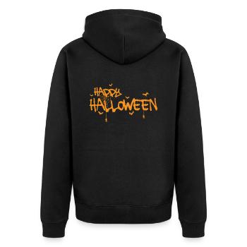 Joyeux Halloween Candy Custom USA - Veste à capuche bio Premium Unisexe - noir - Dos - Nico (187cm)