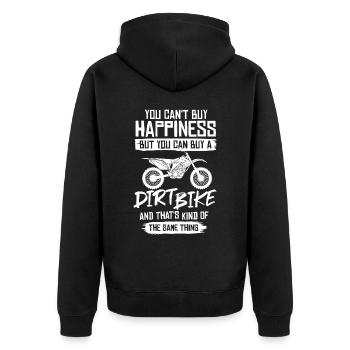 Dirt Bike Motocross Électrique Riding MX Rider - Veste à capuche bio Premium Unisexe - noir - Dos - Nico (187cm)