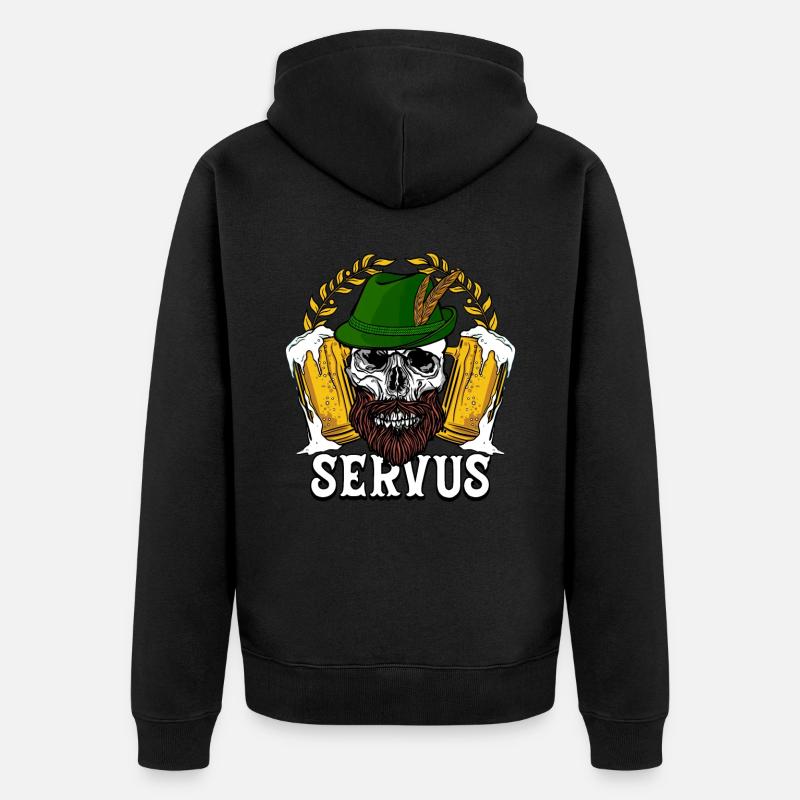 Servus - Veste à capuche bio Premium Unisexe - noir