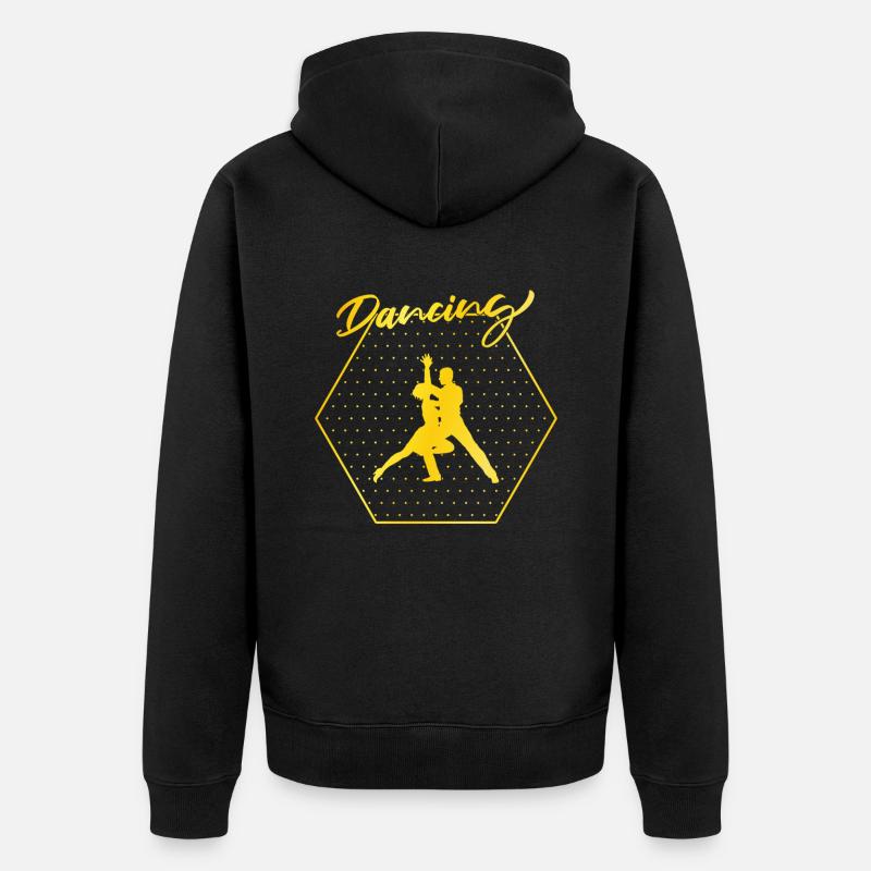 Tanzen - Unisex Premium Bio Zip Hoodie - Schwarz