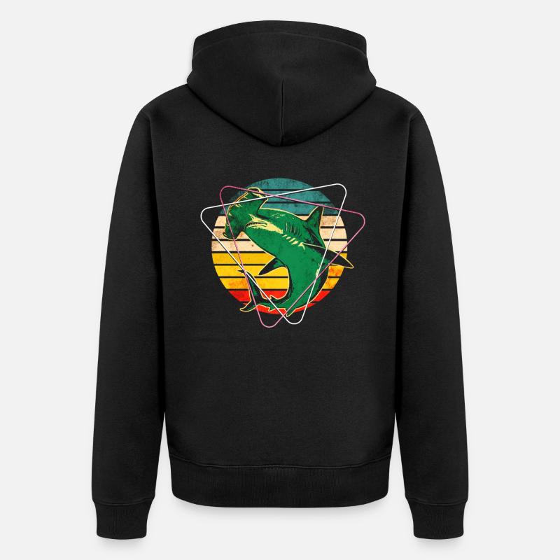 Hammerhead - Veste à capuche bio Premium Unisexe - noir