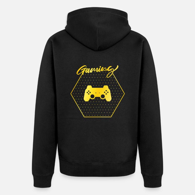 Jeu - Veste à capuche bio Premium Unisexe - noir