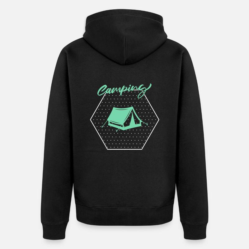 Camp - Veste à capuche bio Premium Unisexe - noir