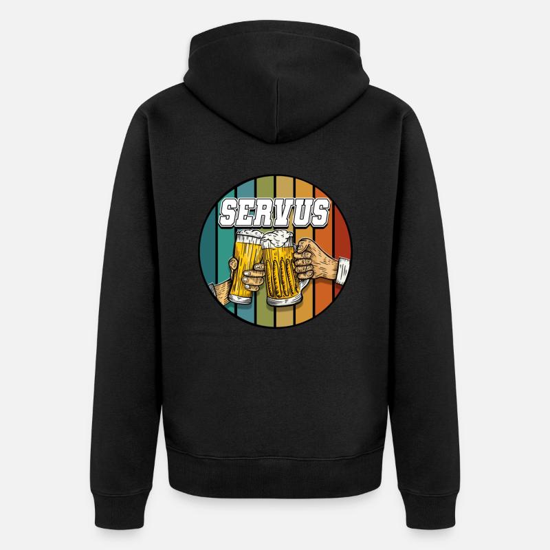 Servus - Veste à capuche bio Premium Unisexe - noir