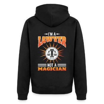 Profession d’avocat! Avocats Étudiants en droit Avocat - Veste à capuche bio Premium Unisexe - noir - Dos - Nico (187cm)