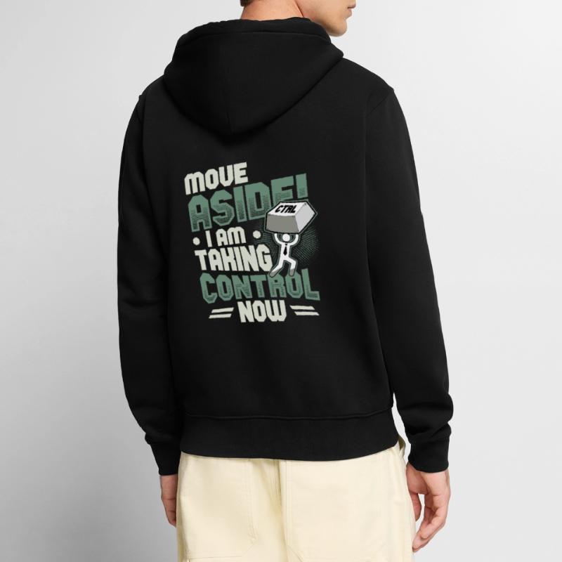 IT Support Computer Nerd Programmierer Pun Unisex Premium Bio Zip Hoodie