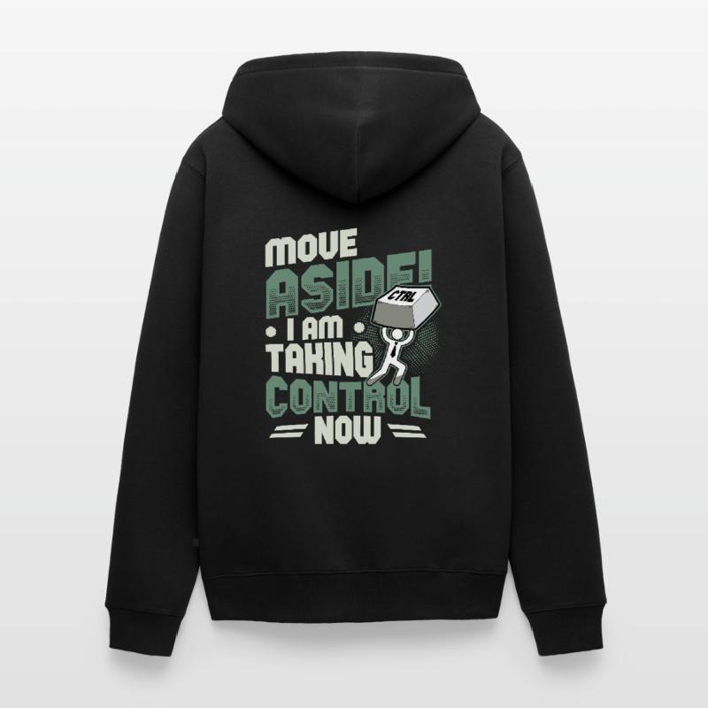 IT Support Computer Nerd Programmer Pun Unisex Premium Organic Zip Hoodie