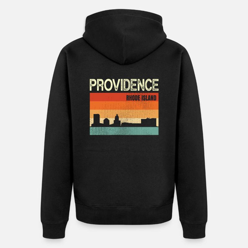 Providence - Veste à capuche bio Premium Unisexe - noir