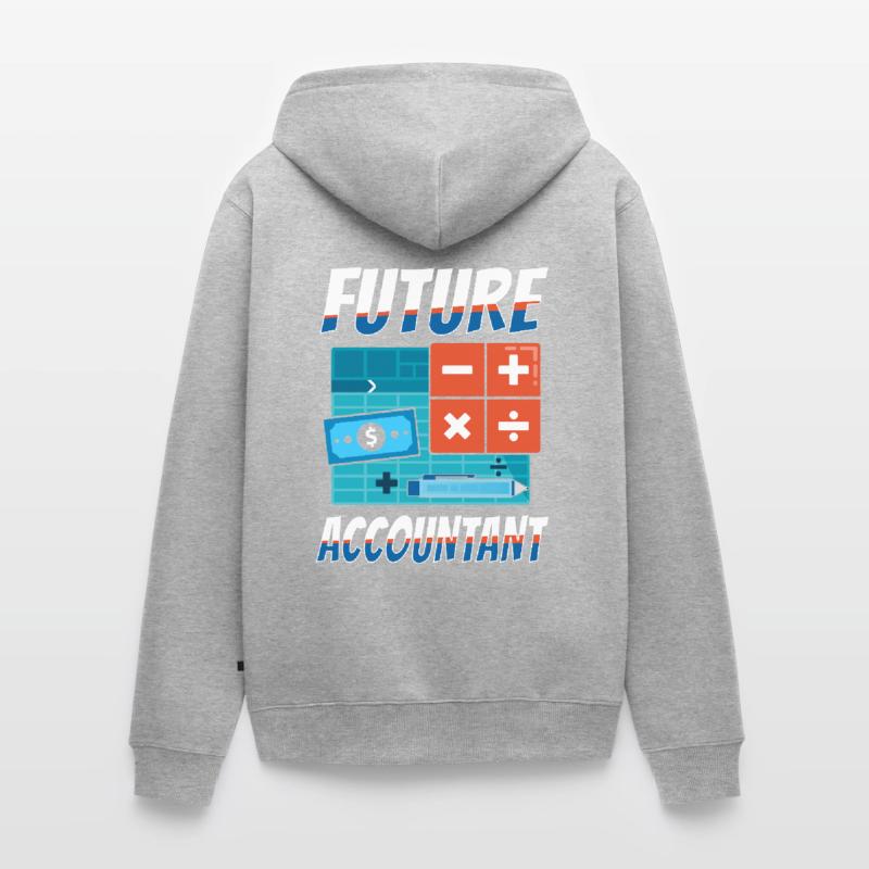 Comptable Comptable Comptable Comptabilité Veste à capuche bio Premium Unisexe