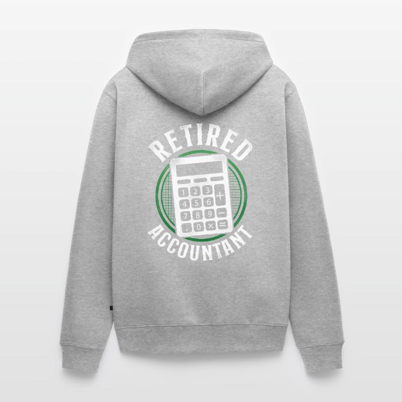 Comptable Comptable Comptable Comptabilité Veste à capuche bio Premium Unisexe
