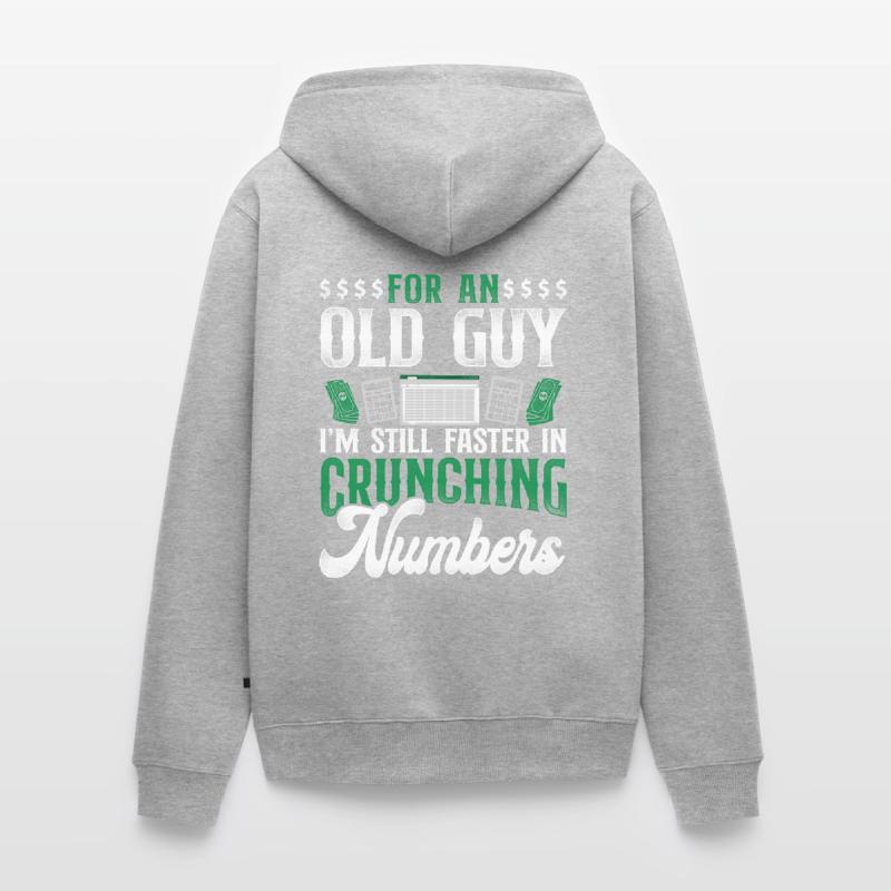 Comptable Comptable Comptable Comptabilité Veste à capuche bio Premium Unisexe