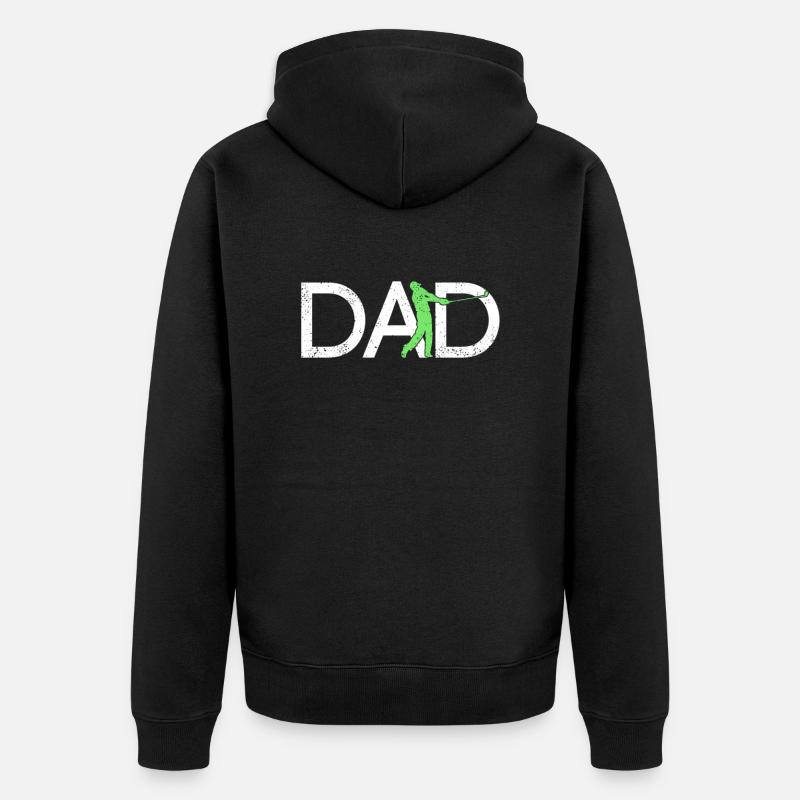Golf Papa - Veste à capuche bio Premium Unisexe - noir