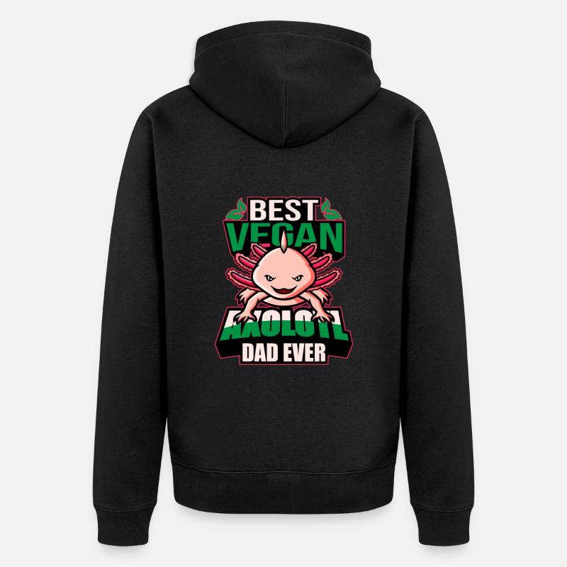 Axolotl - Veste à capuche bio Premium Unisexe - noir