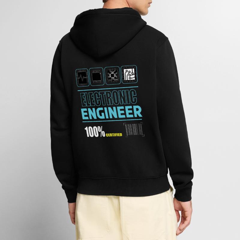 Electrical Engineer Electrical Engineer Electrical Engineering Unisex Premium Organic Zip Hoodie