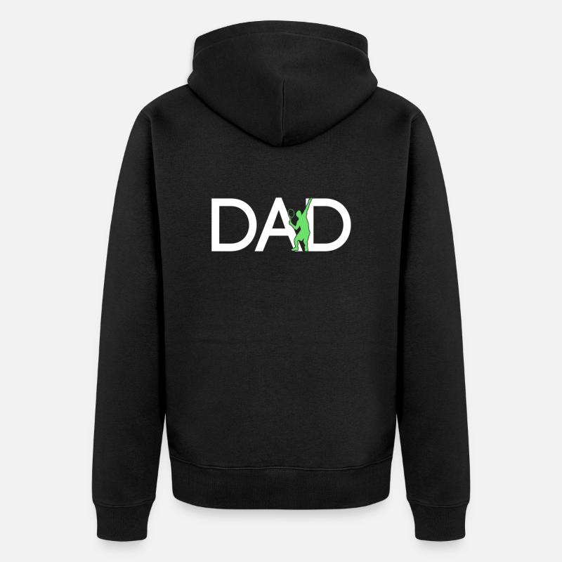 Tennis Papa - Veste à capuche bio Premium Unisexe - noir