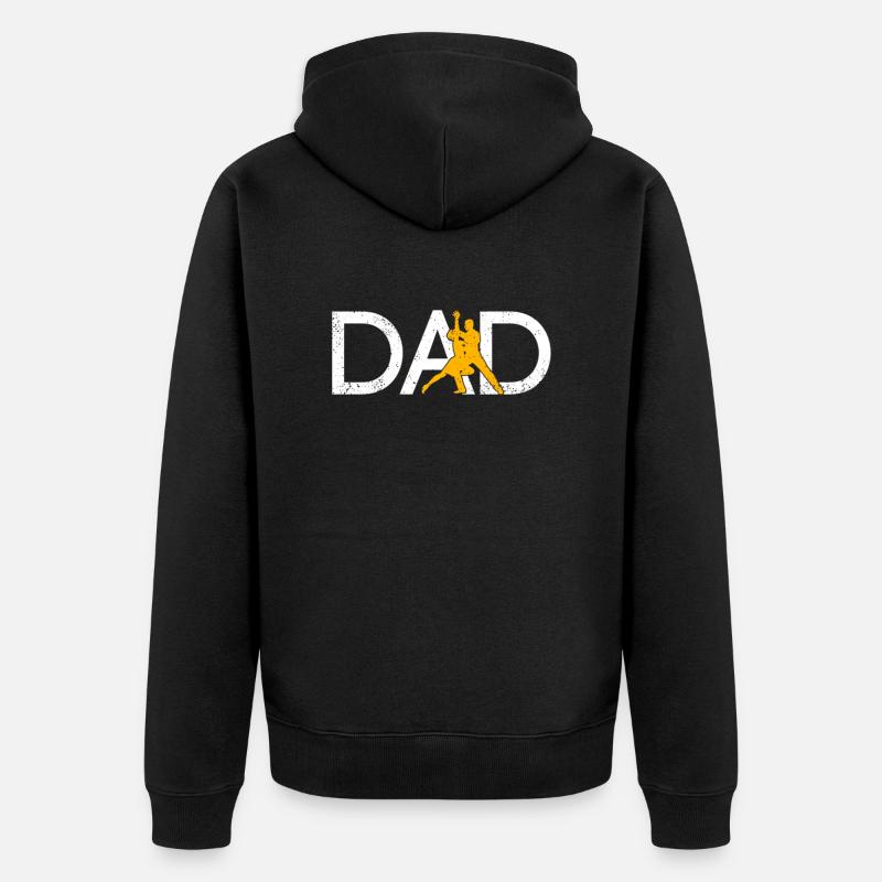 Papa dansant - Veste à capuche bio Premium Unisexe - noir