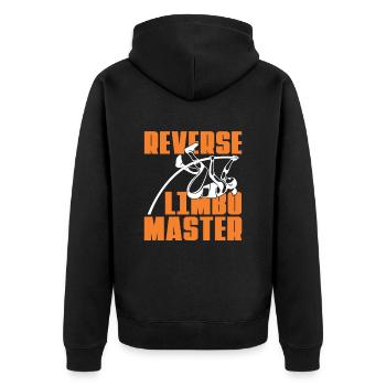 Reverse Limbo Master Pole Vault Pole Vault - Veste à capuche bio Premium Unisexe - noir - Dos - Nico (187cm)