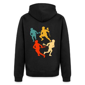 Lacrosse - Veste à capuche bio Premium Unisexe - noir - Dos - Nico (187cm)