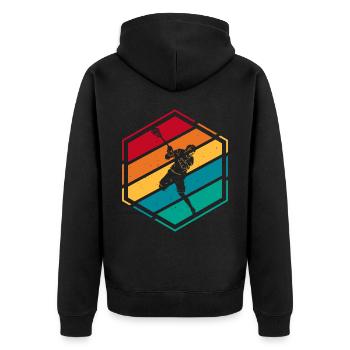 Lacrosse - Veste à capuche bio Premium Unisexe - noir - Dos - Nico (187cm)