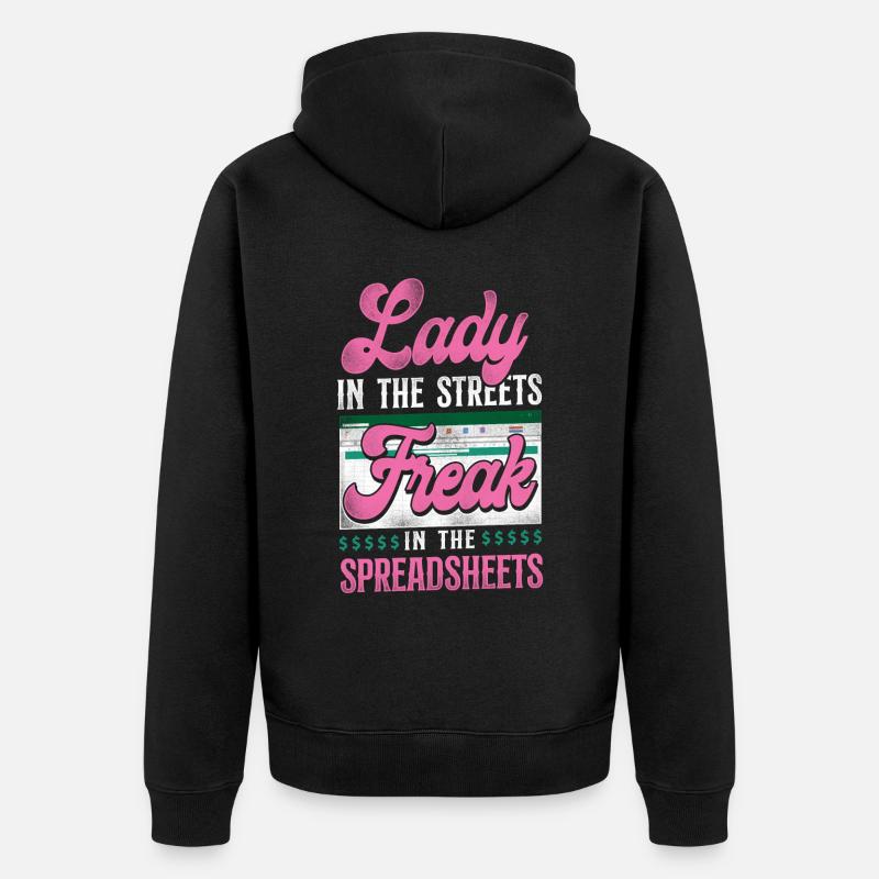 Comptable Comptable Comptable Comptabilité - Veste à capuche bio Premium Unisexe - noir