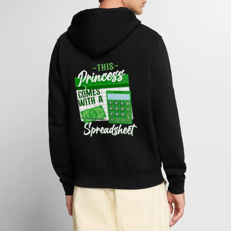 Comptable Comptable Comptable Comptabilité Veste à capuche bio Premium Unisexe