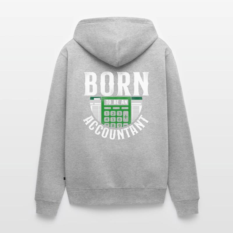 Comptable Comptable Comptable Comptabilité Veste à capuche bio Premium Unisexe