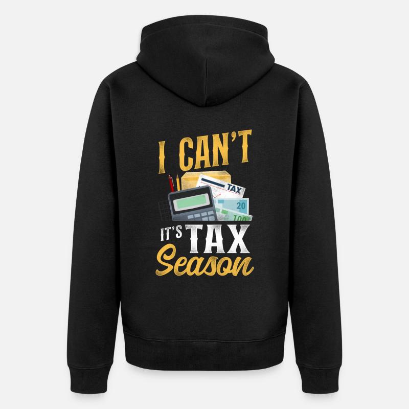 Comptable Comptable Comptable Comptabilité - Veste à capuche bio Premium Unisexe - noir