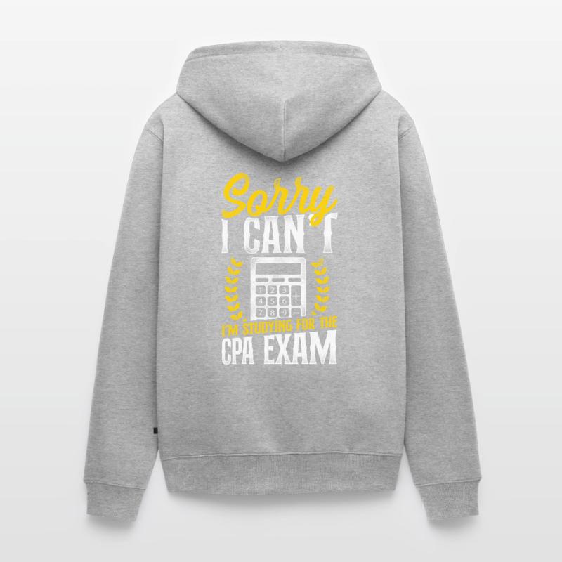 Comptable Comptable Comptable Comptabilité Veste à capuche bio Premium Unisexe
