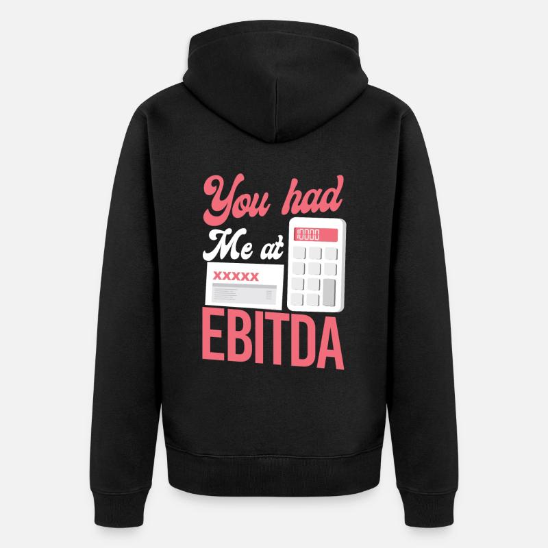 Comptable Comptable Comptable Comptabilité - Veste à capuche bio Premium Unisexe - noir