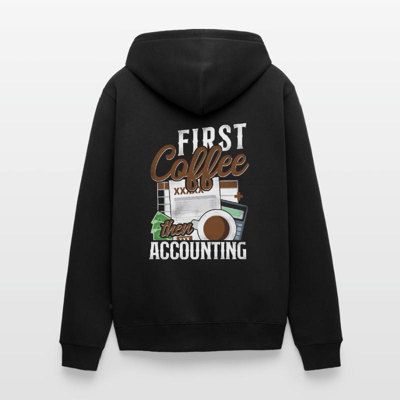 Comptable Comptable Comptable Comptabilité Veste à capuche bio Premium Unisexe