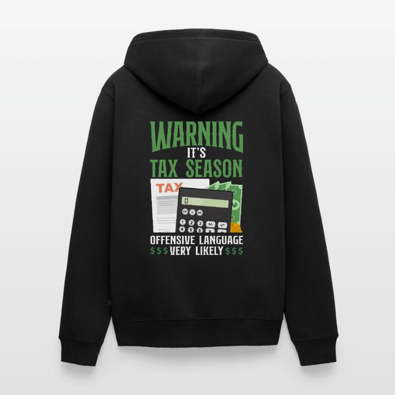 Comptable Comptable Comptable Comptabilité Veste à capuche bio Premium Unisexe