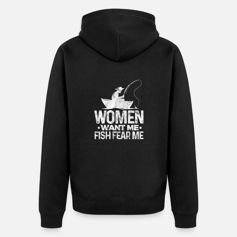 Pêcheur - Veste à capuche bio Premium Unisexe - noir
