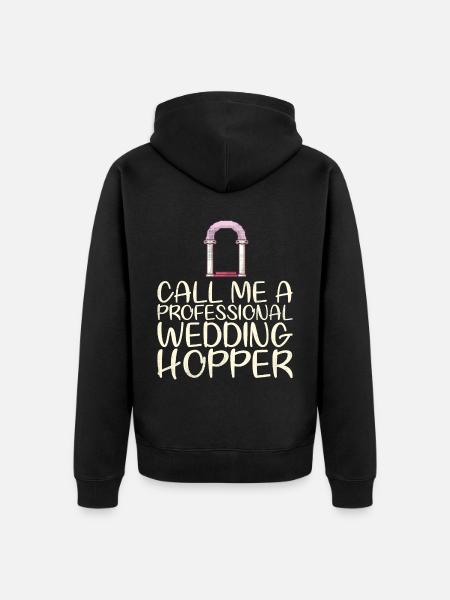 Call Me A Professional - Unisex Premium Organic Zip Hoodie - black