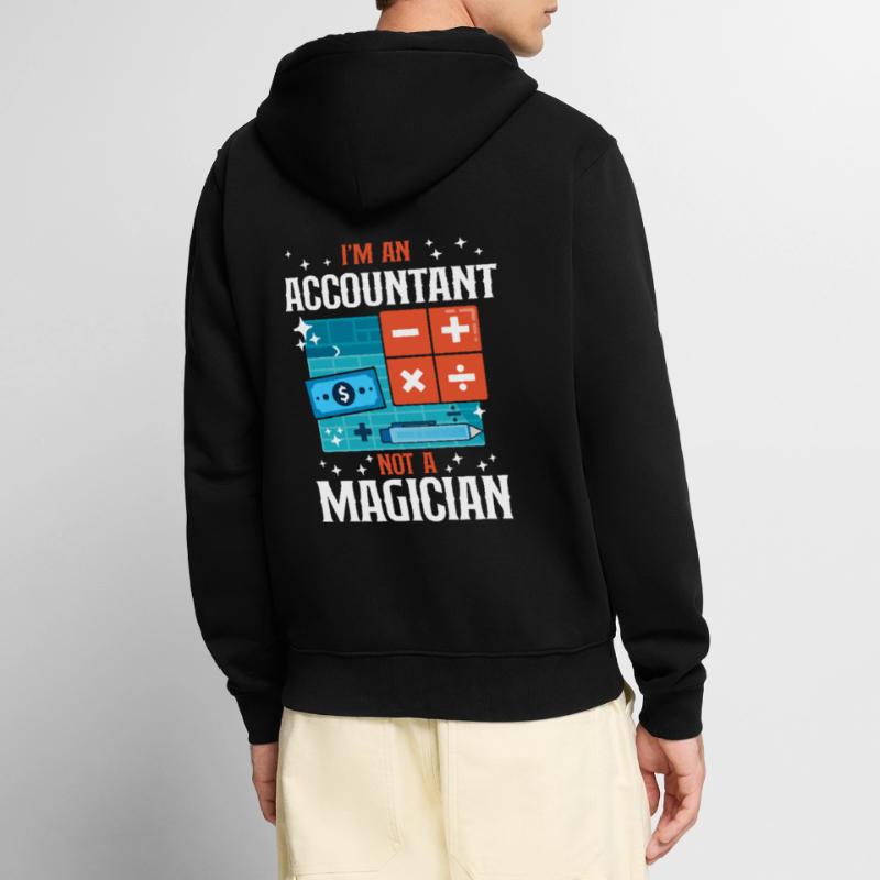 Comptable Comptable Comptable Comptabilité Veste à capuche bio Premium Unisexe