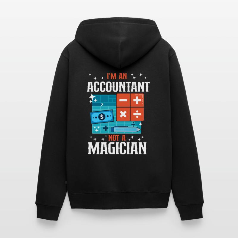 Comptable Comptable Comptable Comptabilité Veste à capuche bio Premium Unisexe