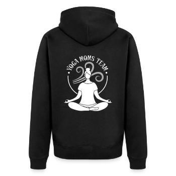 Yoga Mères Équipe Maman Maman Maman Hobby - Veste à capuche bio Premium Unisexe - noir - Dos - Nico (187cm)
