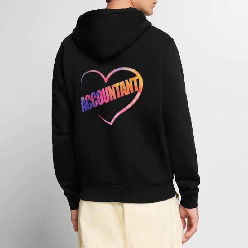 Comptable Comptable Comptable Comptabilité Veste à capuche bio Premium Unisexe