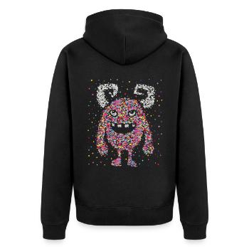Carnaval Carnaval Confettis Monster Kölle Alaaf - Veste à capuche bio Premium Unisexe - noir - Dos - Nico (187cm)